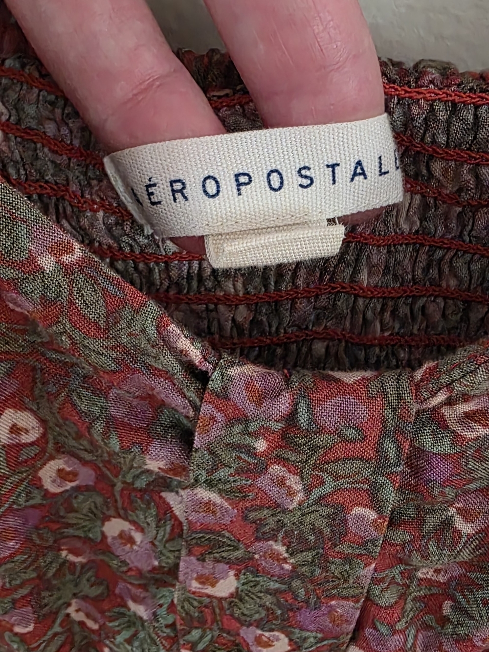 Aeropostale Cottagecore Ditsy Floral Wide Leg Jumpsuit Boho Whimsigoth M - Picture 6 of 9